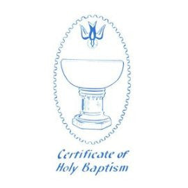 1979 Book of Common Prayer  White Baptism Certificate  $4.00 PER DOZEN while they last