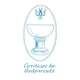 1979 Book of Common Prayer White Godparent Certificate  $4.00 a dozen while supplies last