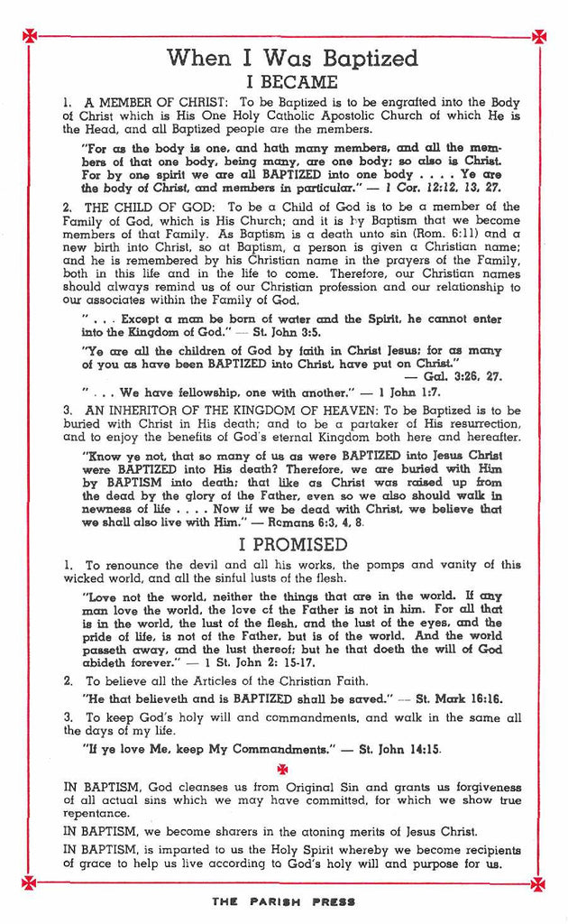 20_______ Traditional Baptism two sided Certificate    $14.00 per dozen