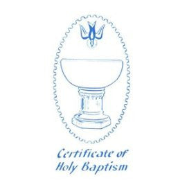 1979 Book of Common Prayer  White Baptism Certificate  $2.00 PER DOZEN while they last